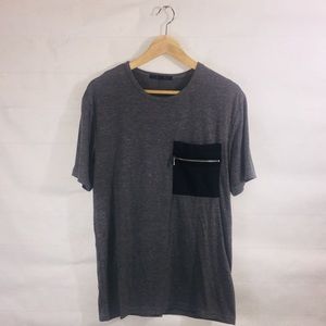 ZIPPER DETAIL T-SHIRT